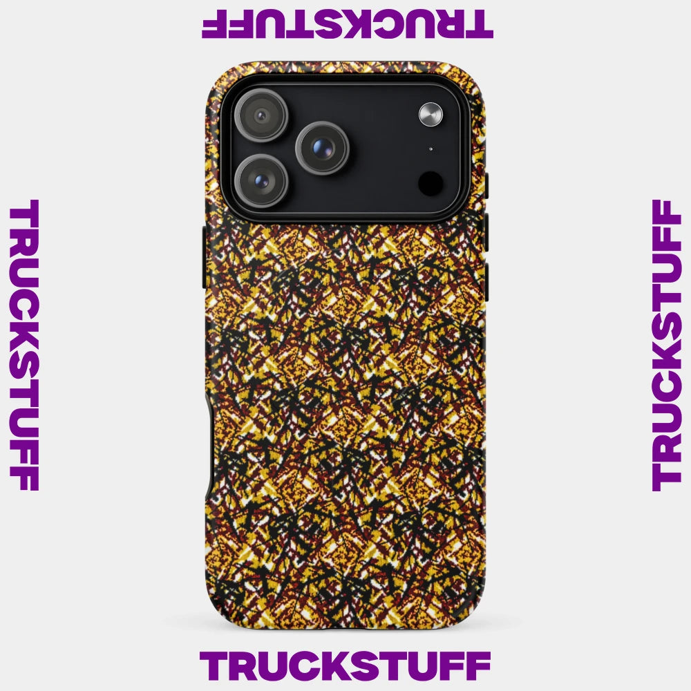 iPhone Case "Danish Pluche Design" Yellow