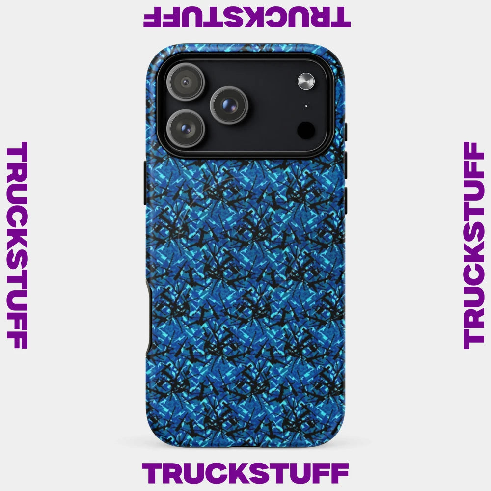 iPhone Case "Danish Pluche Design" Blue