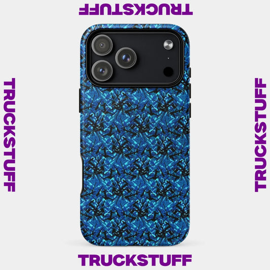 iPhone Case "Danish Pluche Design" Blue